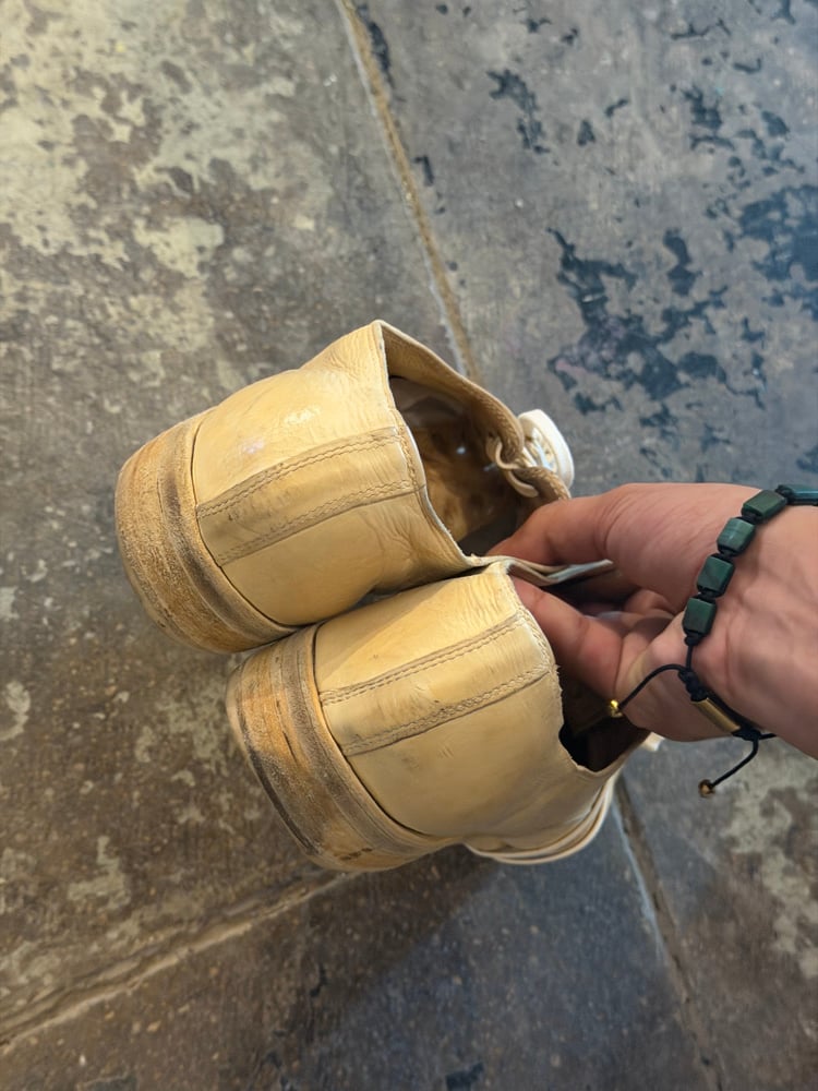 Image of Guidi Goat Leather Derby