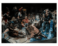 Image 1 of Print - Shawn Michaels V. Mankind, IYH : Mind Games ‘96