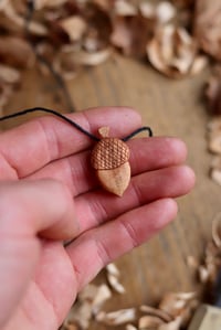 Image 2 of Acorn~ Pendant Necklace 