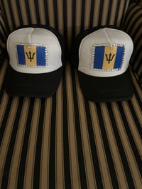 Bling out Bajan Trucker cap 
