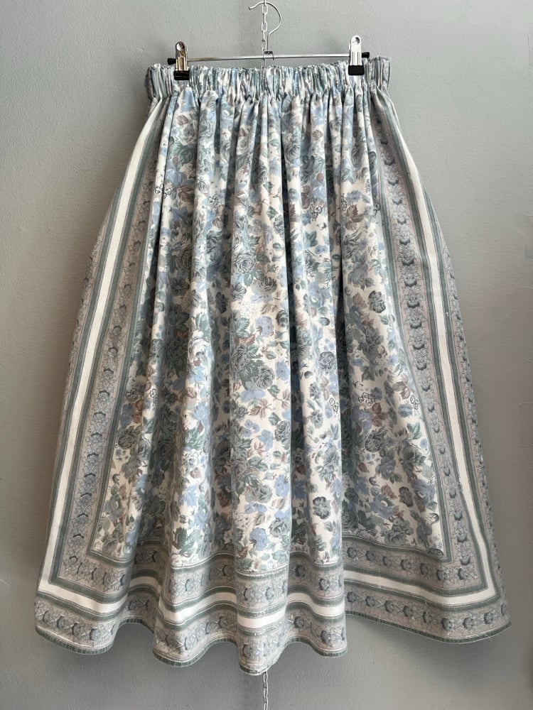 Image of light blue long skirt (xs-xxl)