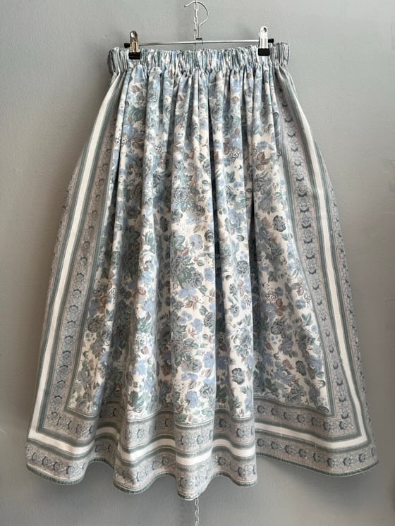 Image of light blue long skirt (xs-xxl)