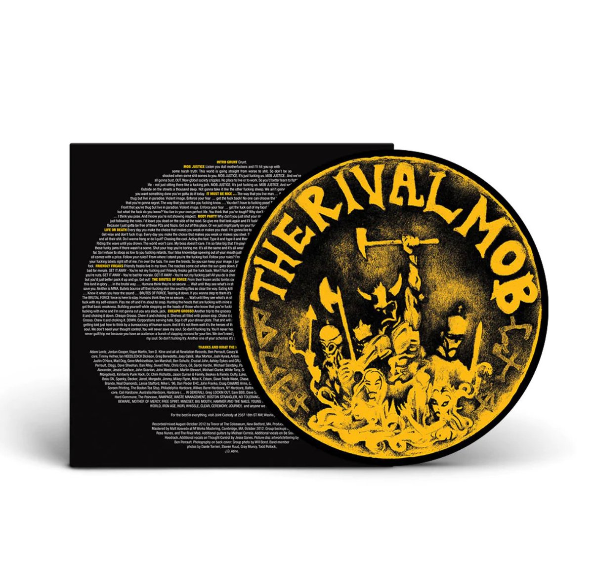 Image of The Rival Mob - "Mob Justice" LP (Picture Disc)