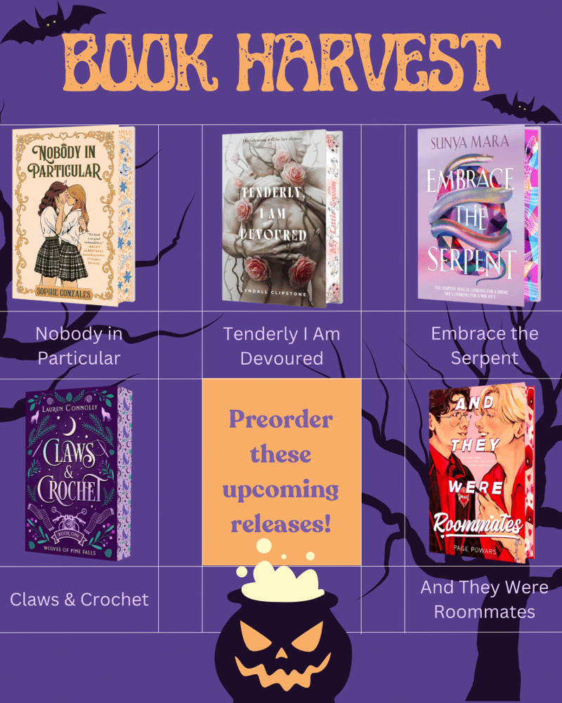 Image of Book Harvest Preorders (click to see all books available for order)