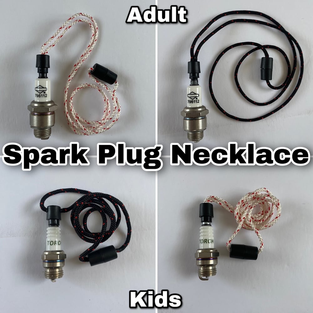 New Style Spark Plug Necklace!! (Adult or Kids) 