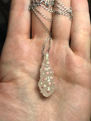 Glow in the Dark Frog Egg Pendant 