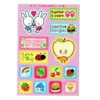 silly sticker sheet