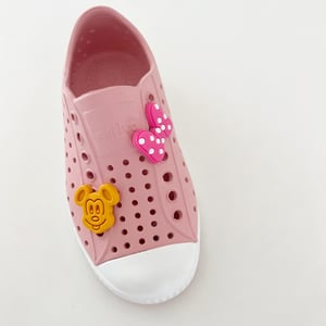 Image of Pink Disney Shoe Charms 