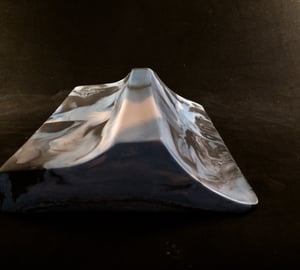 Image of Wired Ramps Quarter Ledge Edge (Dark Grey, White and Blue)