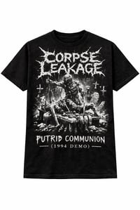 Image 1 of Corpse Leakage – Putrid Communion (1994 Demo) Bootleg Shirt