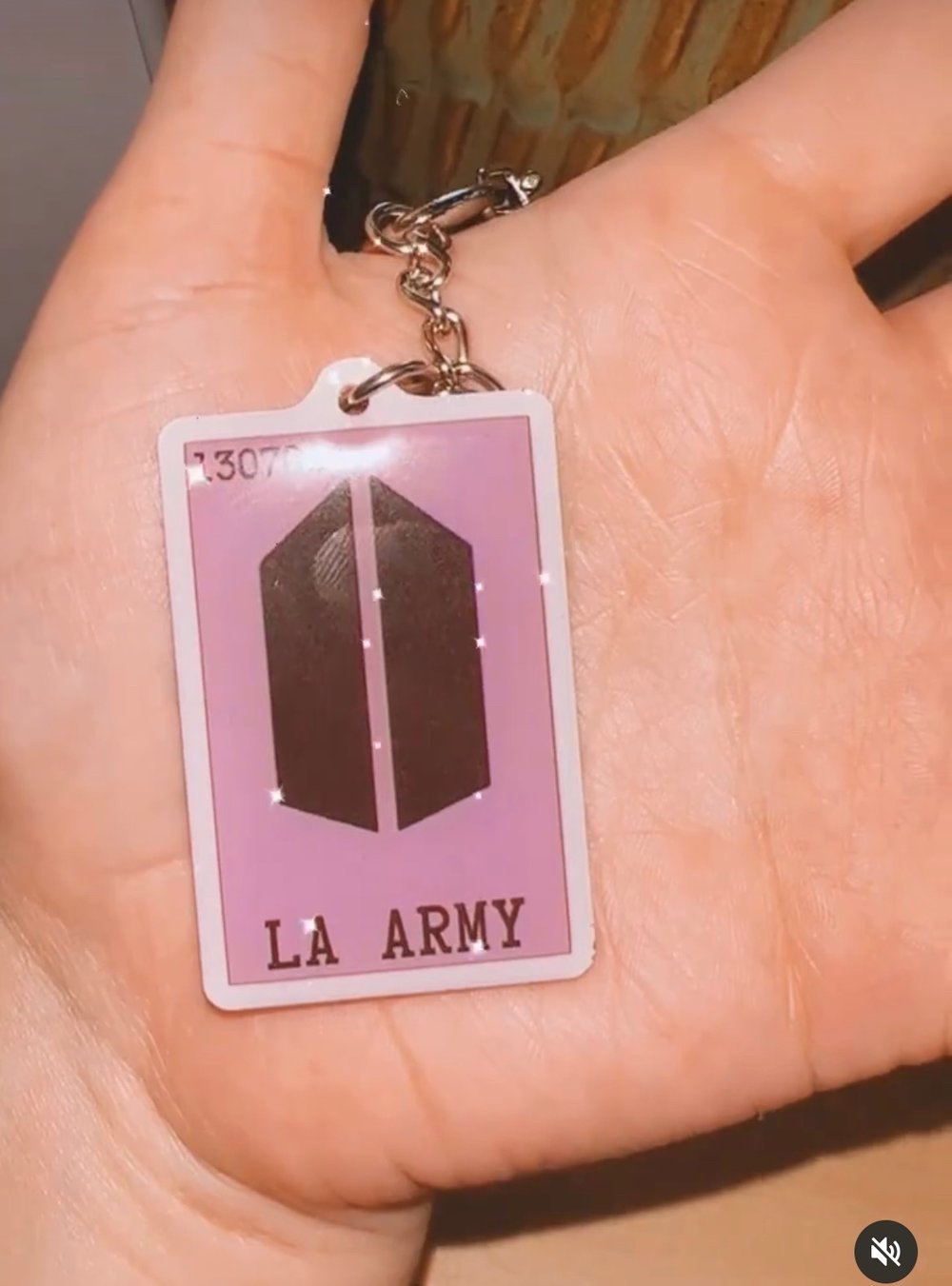 El Bangtan/La Army keychain