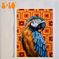 Image 2 of Macaw print