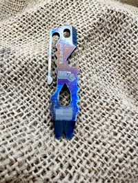 Image 2 of EDC Tool Co Titanium Flamed Prybar