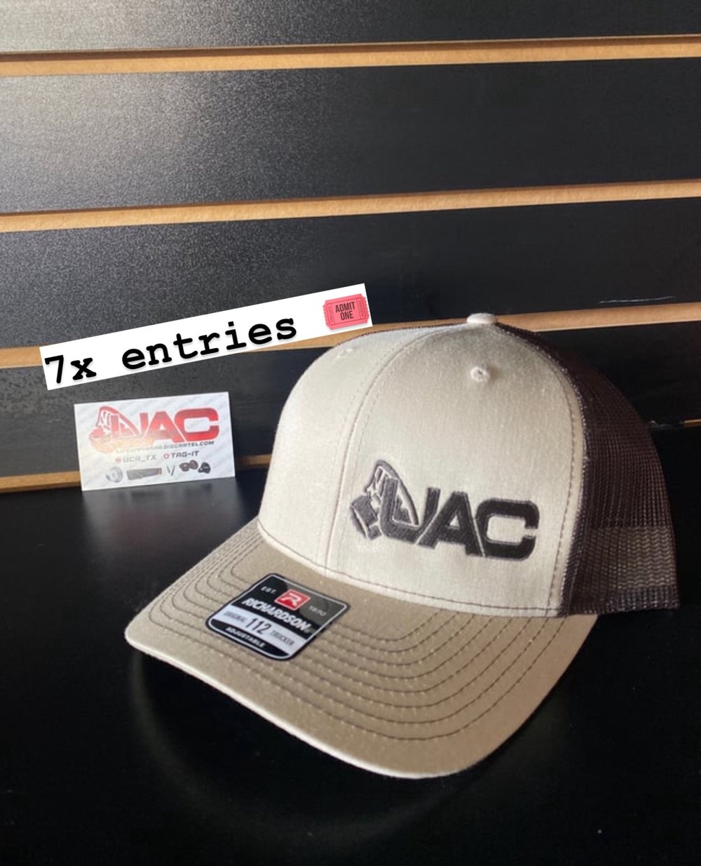 UAC hat brown and beige 