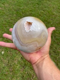 Image 16 of Flower Agate Crystal Sphere #1350