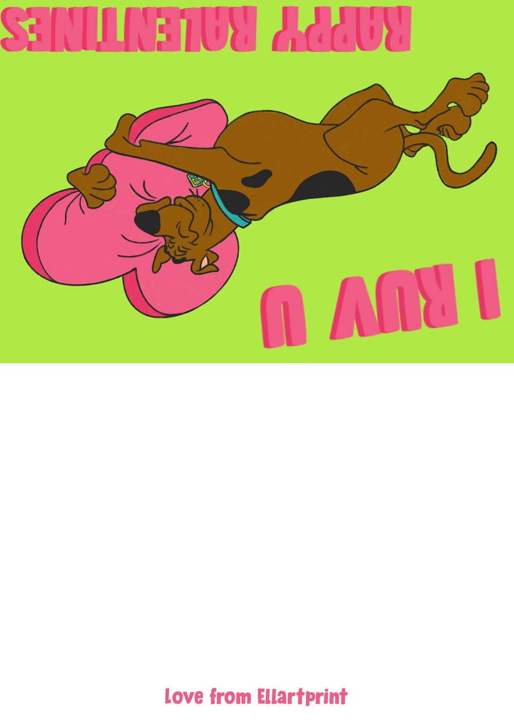 Image of Scooby doo card 