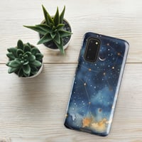 Image 8 of Celestial Constellation Night Sky Stars and Clouds Painting Tough case for Samsung®