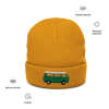 LTC RIBBED KNITTED BEANIE (GREEN/WHITE BUS)