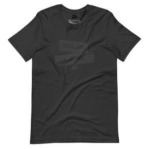 Image of Black Solid Lane Logo T-Shirt