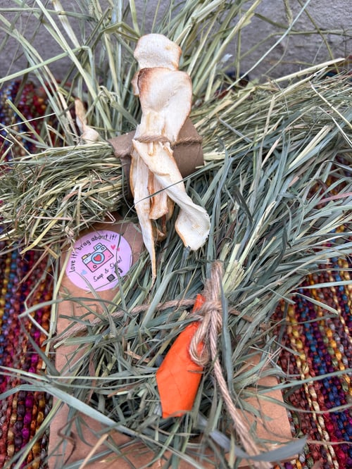 Image of Mystery enrichment toy filled with dried delights goodies