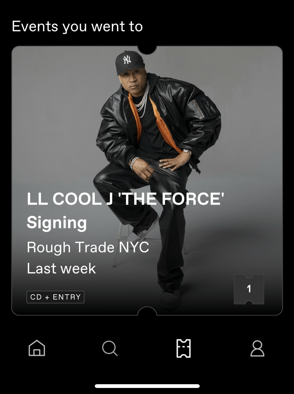 LL Cool J The Force Autographed CD