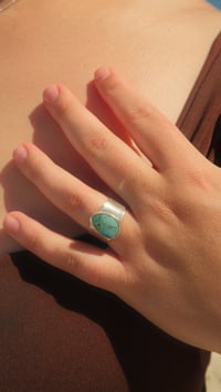 Image 2 of Chunky Turquoise Ring 1