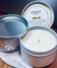 Image 1 of Large Matte White Luxe Tin