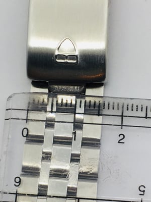 Image of STAINLESS STEEL GENTS WATCH STRAP,TUDOR,19mm,CURVE LUGS,NEW.(TU-10)