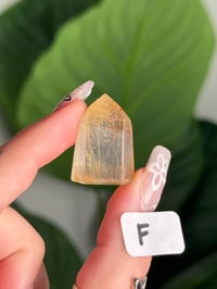 Image 6 of MINI GOLDEN RUTILE IN QUARTZ TOWERS -BRAZIL- CHOOSE YOUR OWN