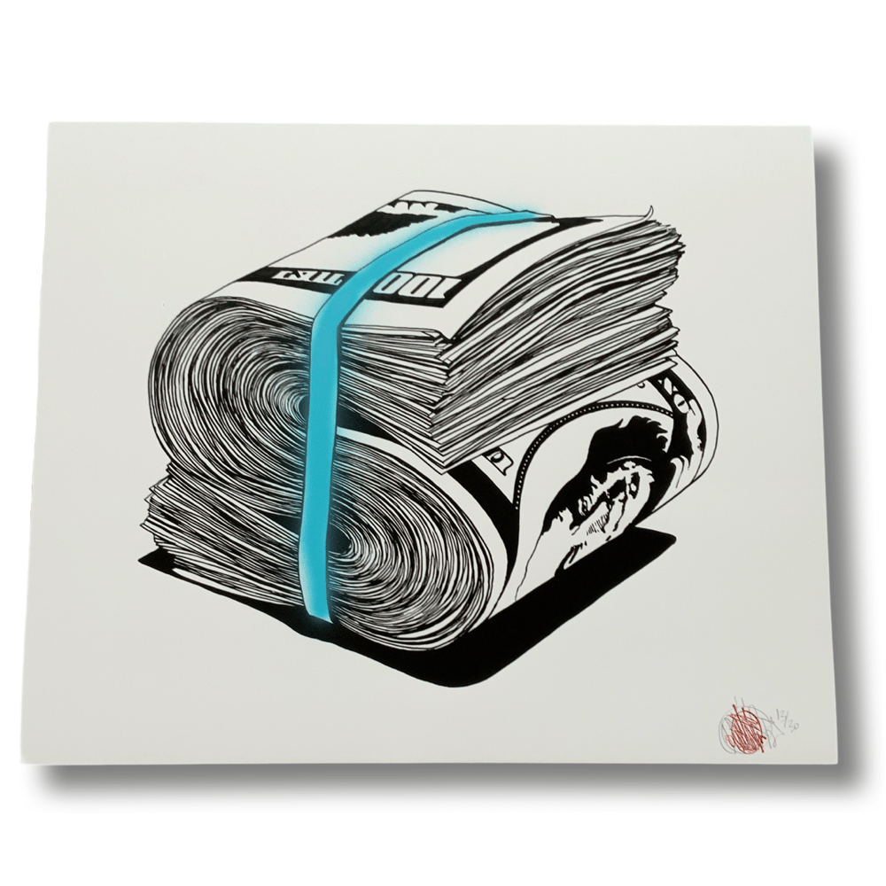 Image of “Cash is King” Print