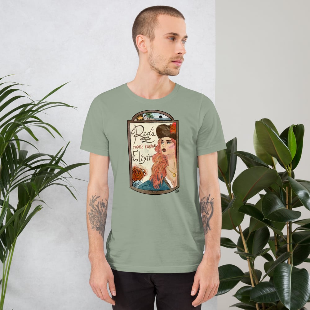 Red’s Pirate Elixir Unisex t-shirt