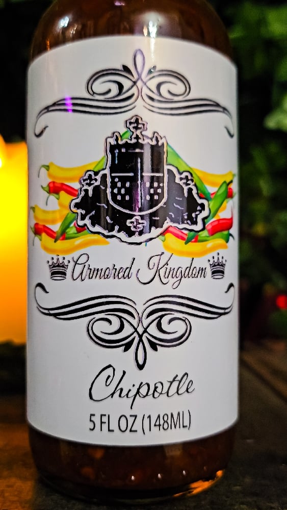 ๐The Armored Kingdom Chipotle Hot Sauce (5 FL OZ)