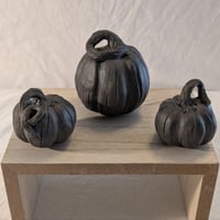 Black Pumpkin - Set of 3