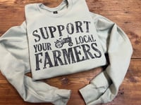 Support Your Local Farmers Crewneck 