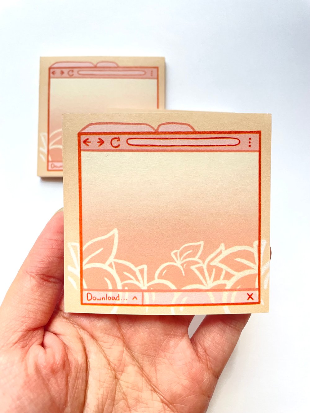 Image of Peach Screen Sticky Notes