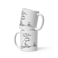Image 3 of supportive people White glossy mug 