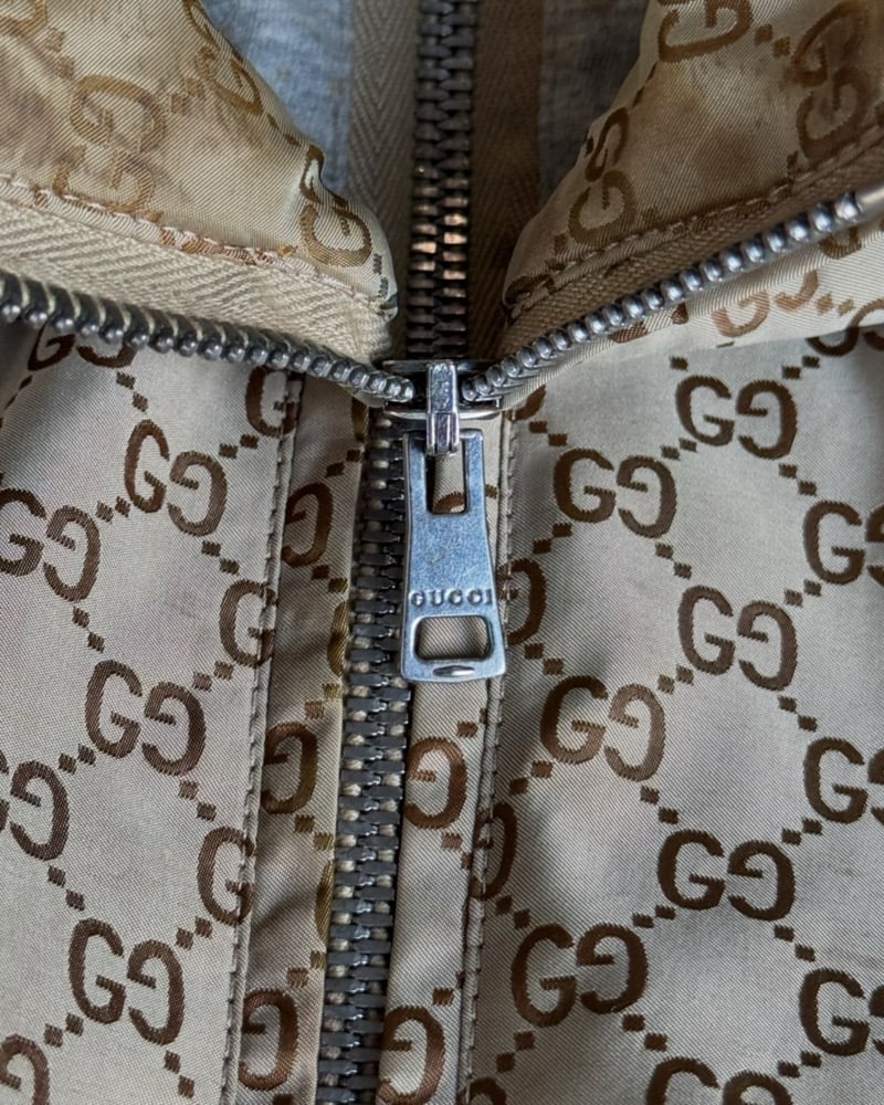Image of Gucci 2009 Silk Monogram Jacket