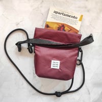 Image 3 of SL Roll-out Crossbody bag Burgundy