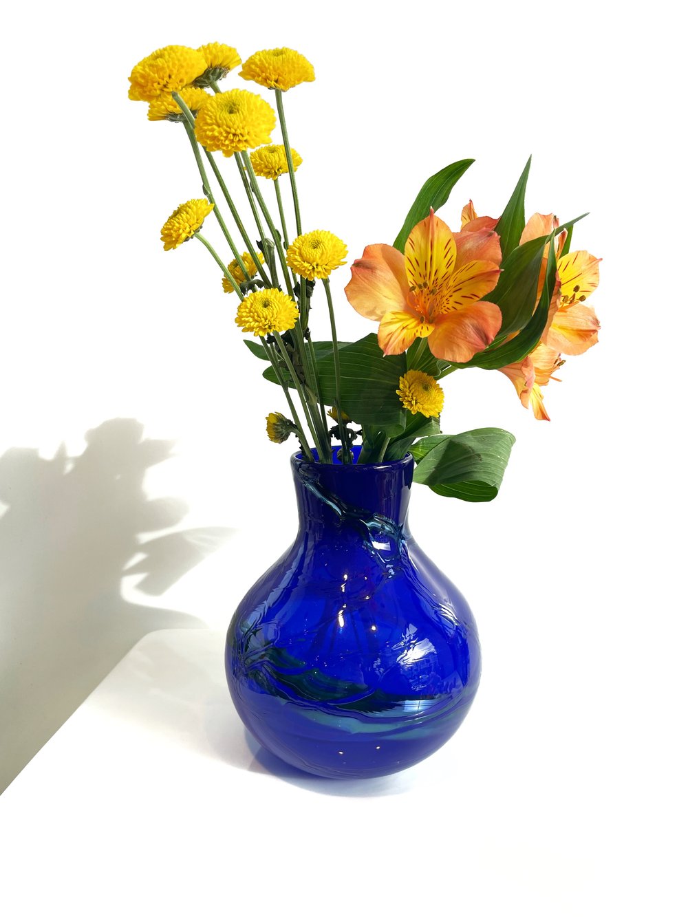 Large Blue Vase