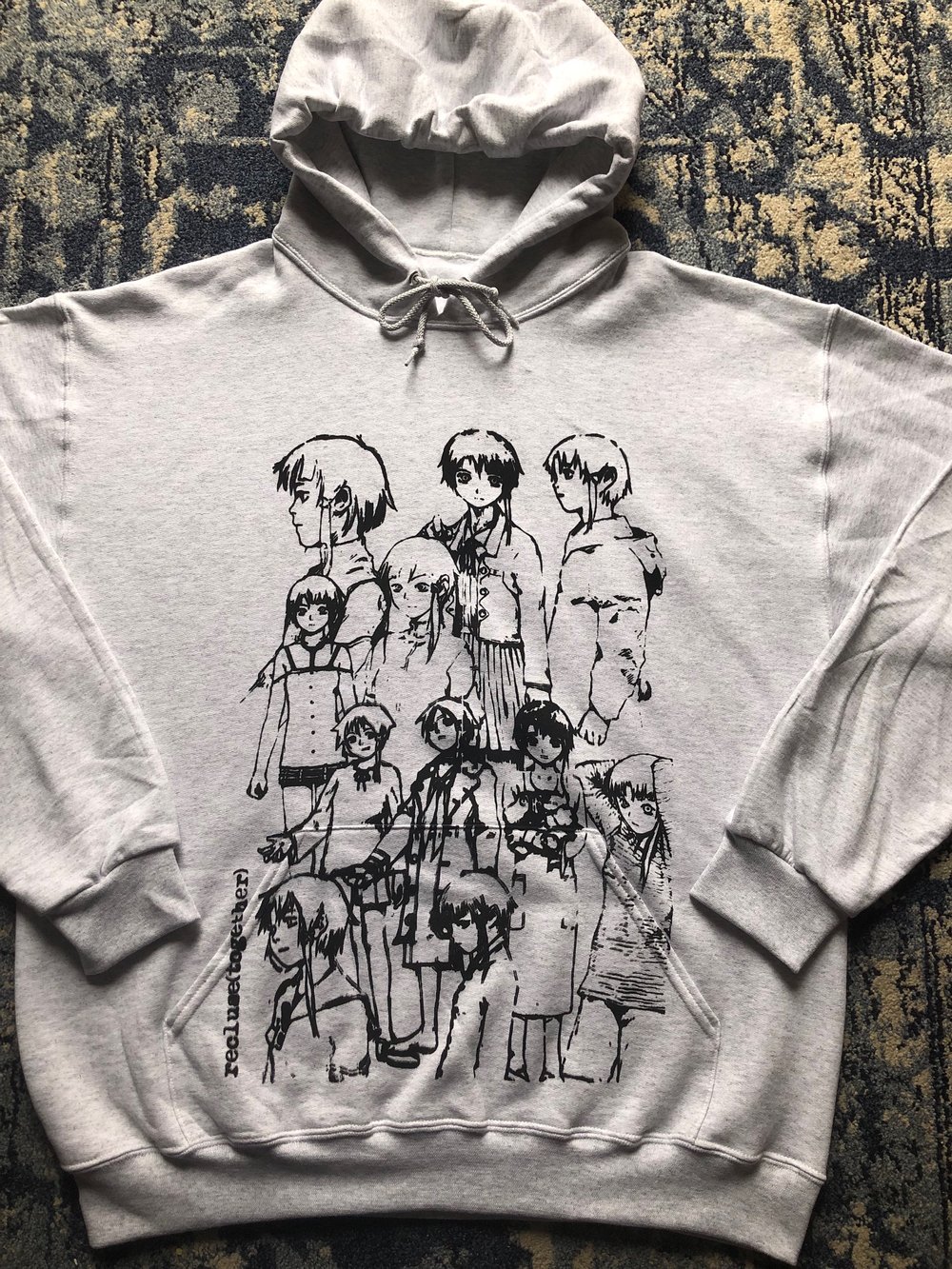 Lain ‘collage’ hoodie 