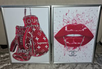 Image 1 of RED FASHION PRINT SET