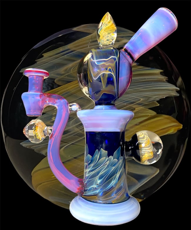 King Leo glass x Mikecglass orbital collab 