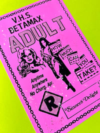 Image 2 of Adult VHS - Velvet Matte Print