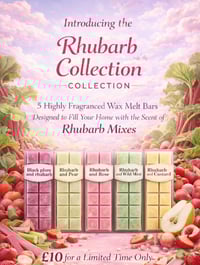 The Rhubarb Edit Wax Melt Collection
