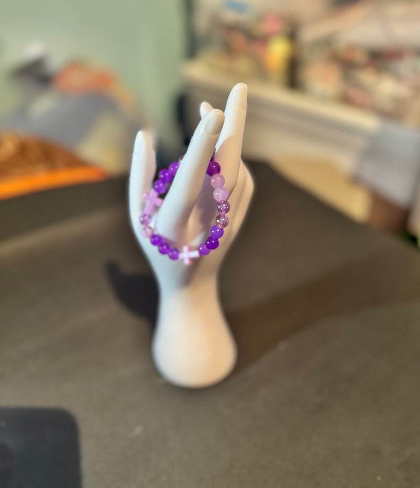 Image of Cross Bracelets - 7 colours 