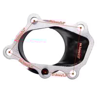 Image 4 of Stainless Steel V-Band Down Pipe Adapterfor T25 T28 GT25 GT28