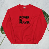 Image 5 of Variety of colors in Power in Prayer Unisex Sweatshirt