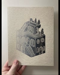 Image 4 of 'I'd Live There' Blockprints