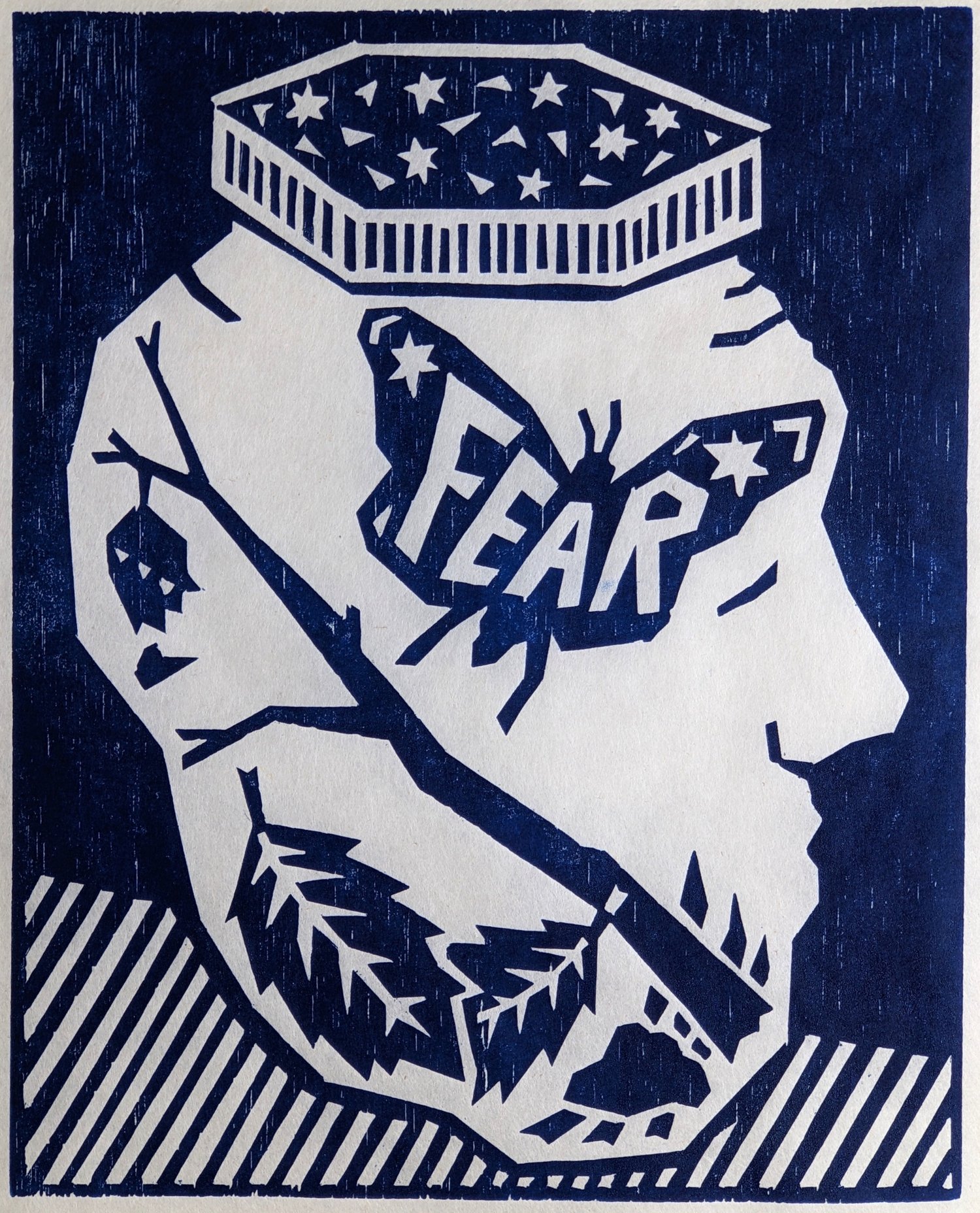 Untitled #6 woodcut