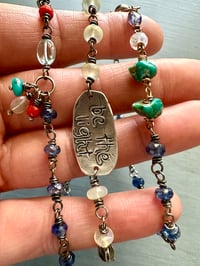 Image 9 of kyanite and gemstone bracelet